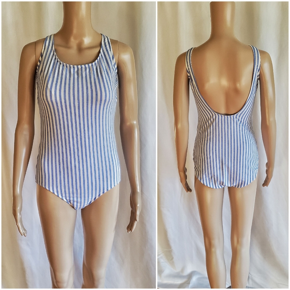 Lands' End Vintage Seersucker One Piece